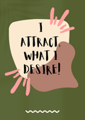 I Attract What I Desire – Motivational Wall Art Framed or Unframed Poster for Wall Decor