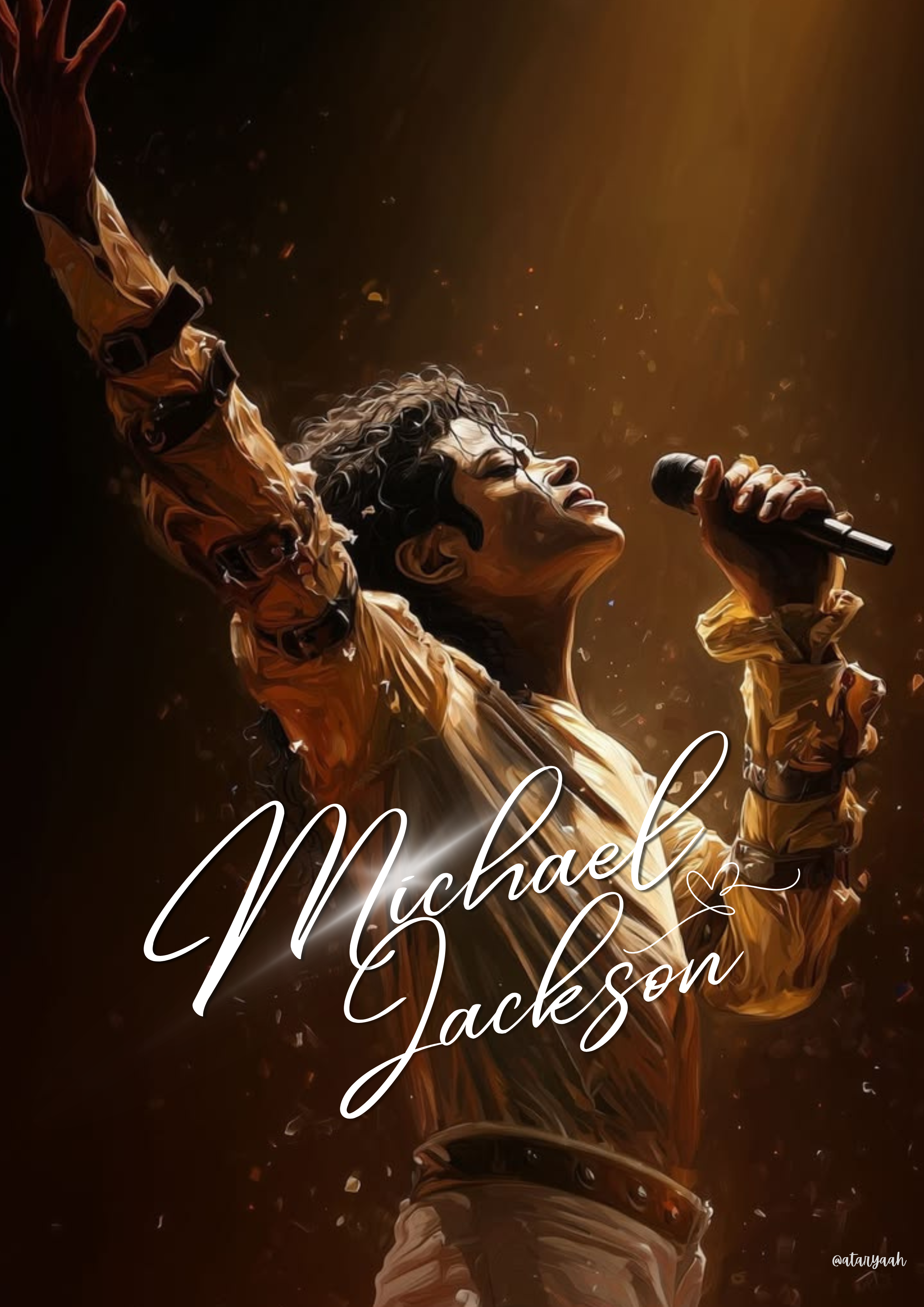Michael Jackson Premium Wall Art Gloss Finish Poster for Home Decor