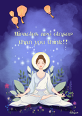 Miracles Are Closer Than You Think — Spiritual Wall Art Poster