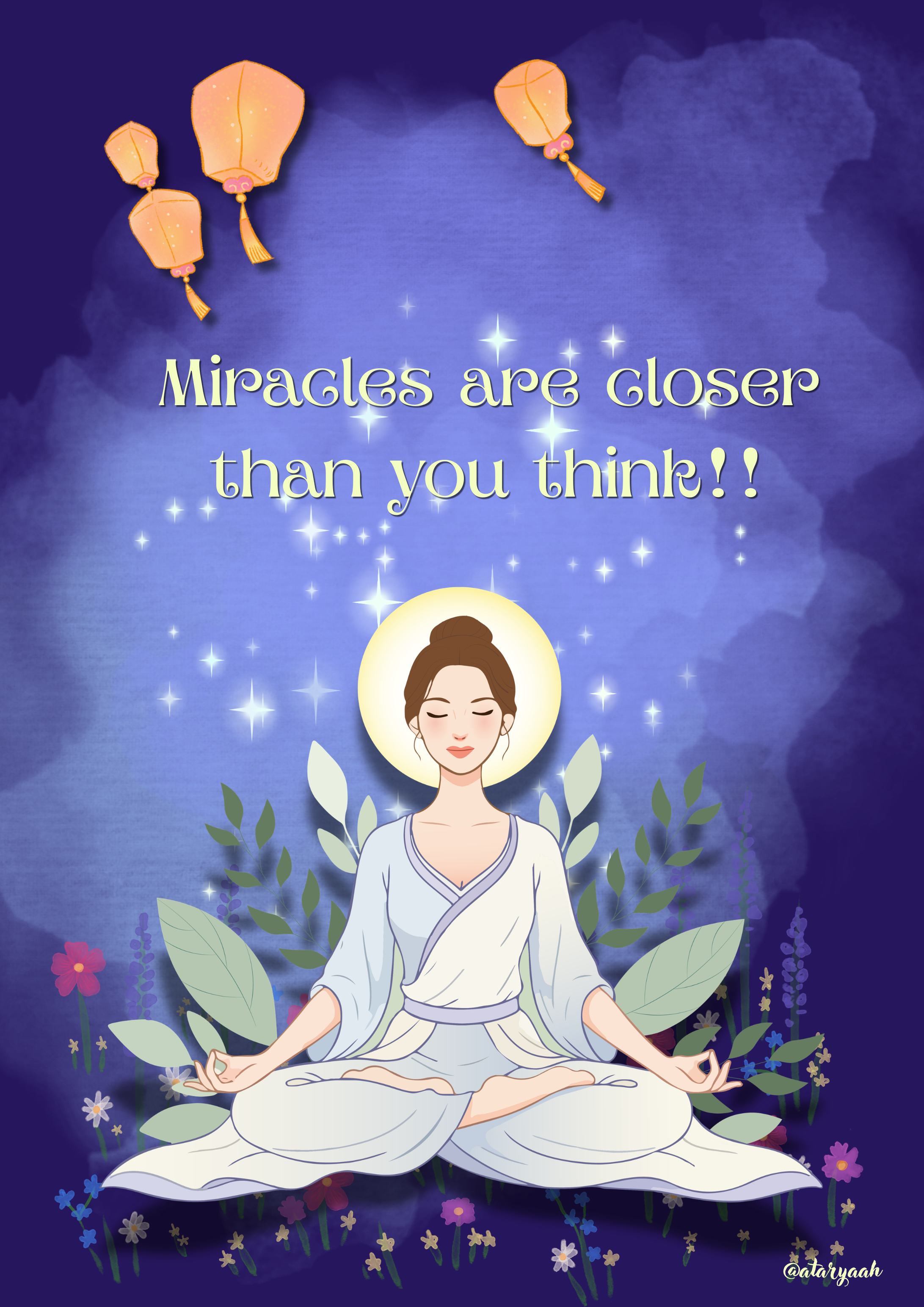 Miracles Are Closer Than You Think — Spiritual Wall Art Poster
