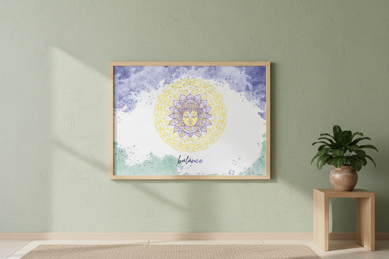 Balance - Wood Frame Landscape