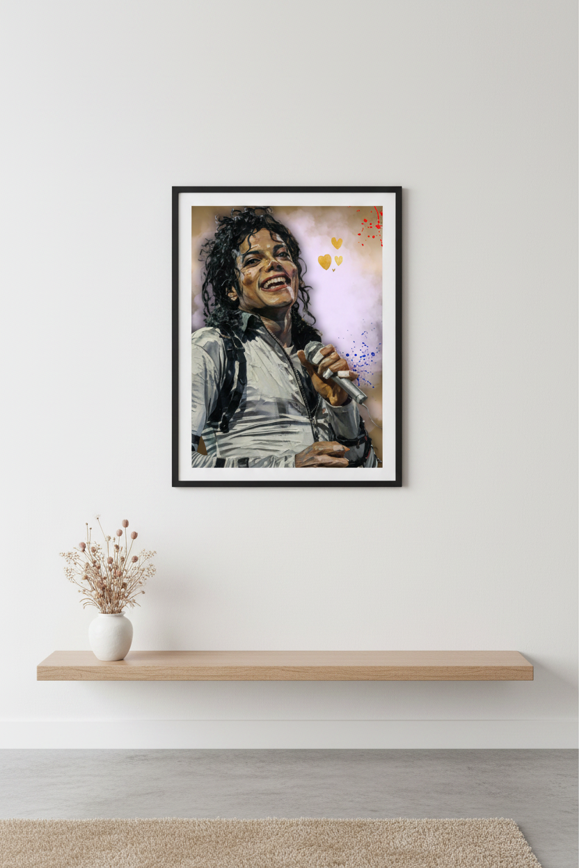 Black Frame Minimalist Backdrop