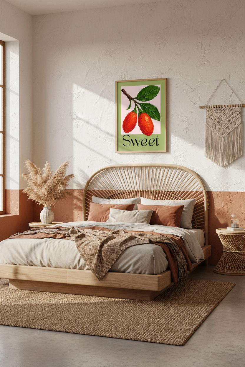 Bohemian Bedroom Mockup