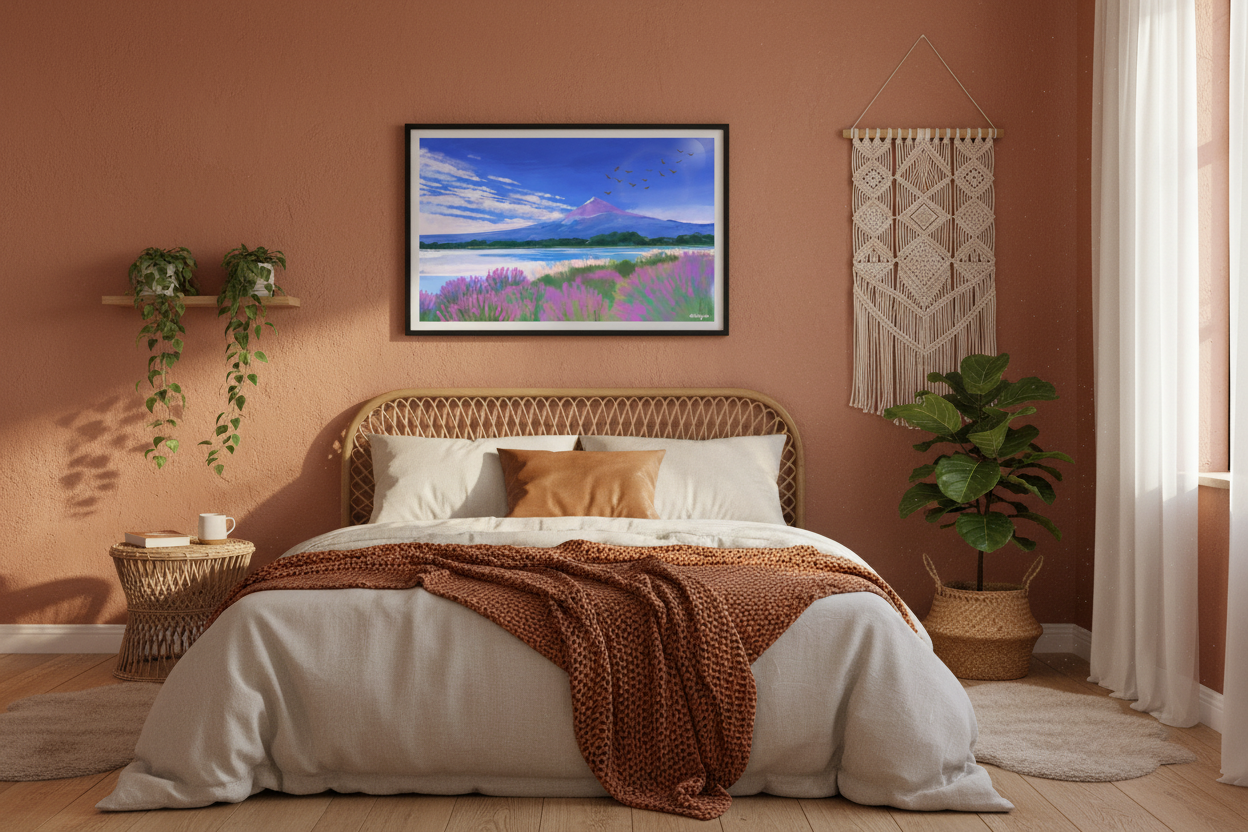 Boho Bedroom Backdrop
