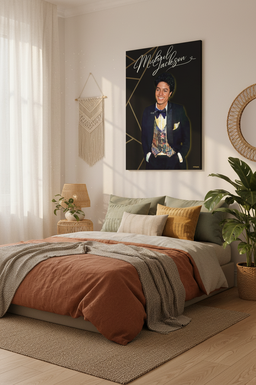Boho Bedroom Canvas