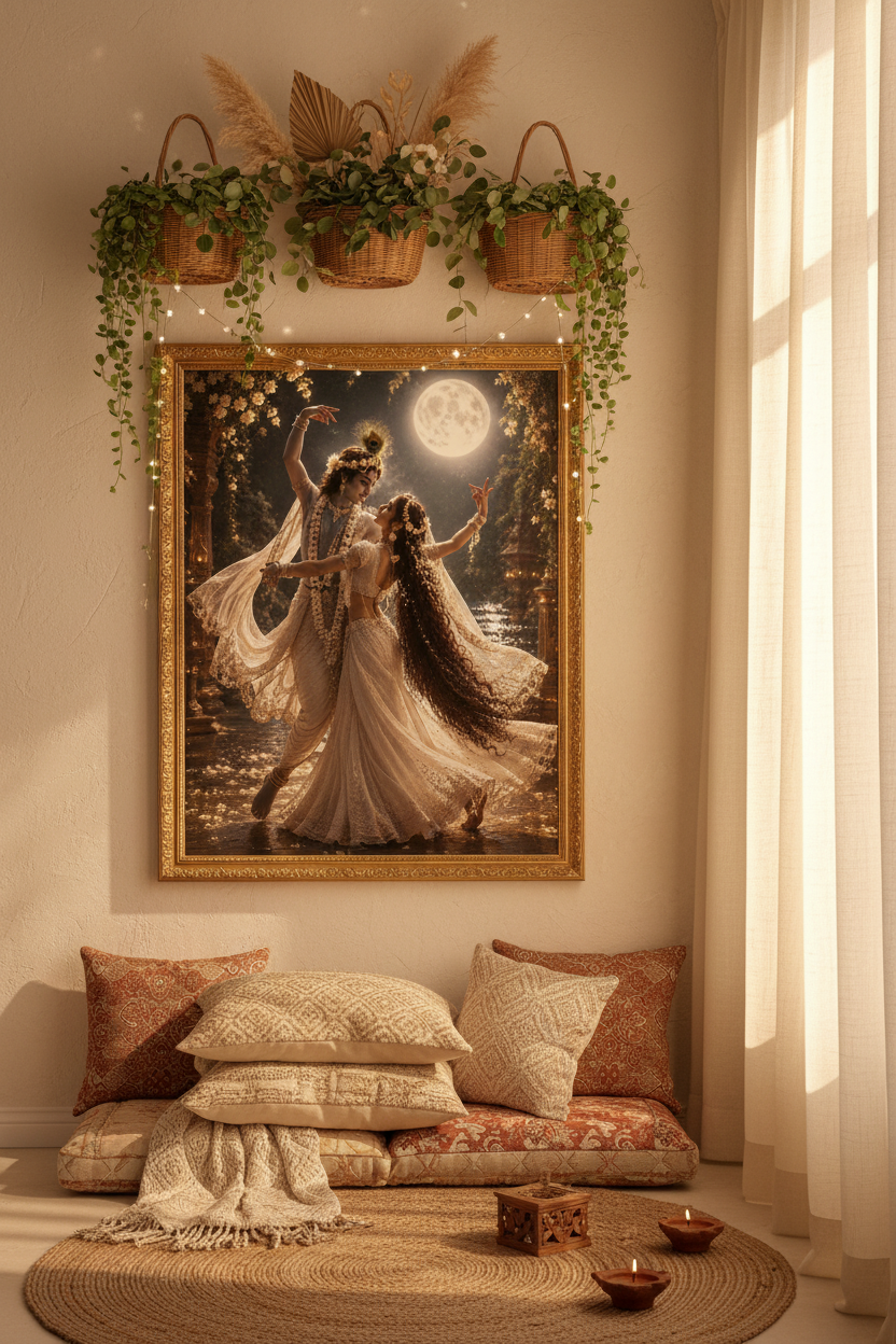 Boho Dreamy Aesthetic Backdrop