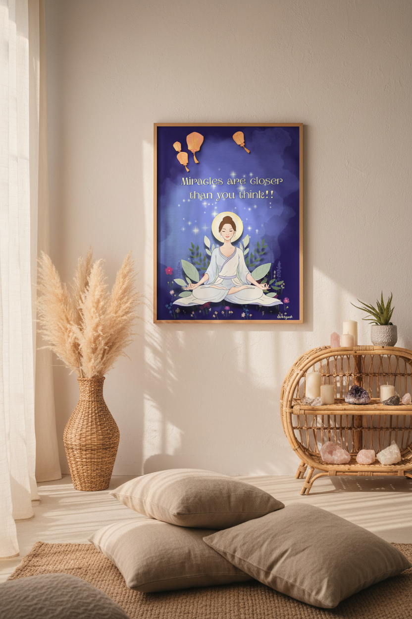 Boho Meditation Room