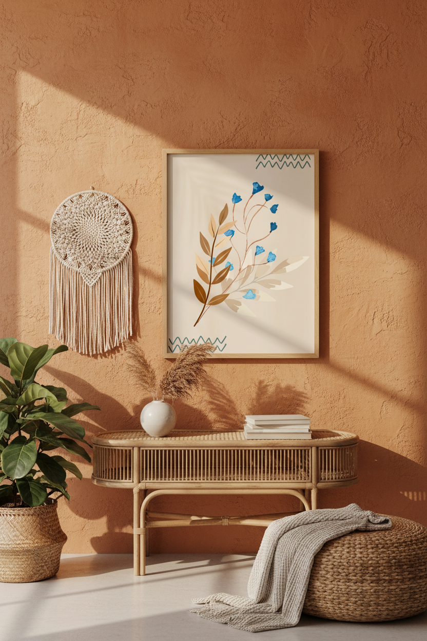 Boho wall display