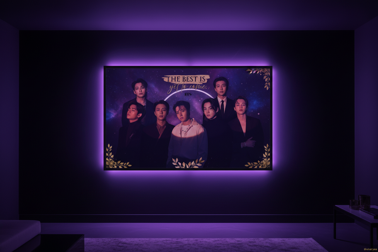 BTS Backdrop 2 – Neon Galaxy