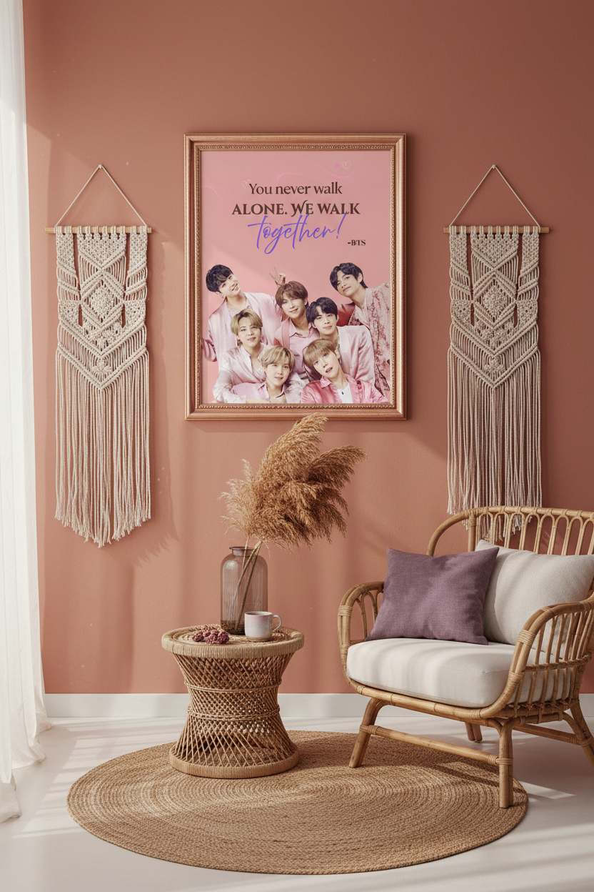 BTS Boho Chic Backdrop