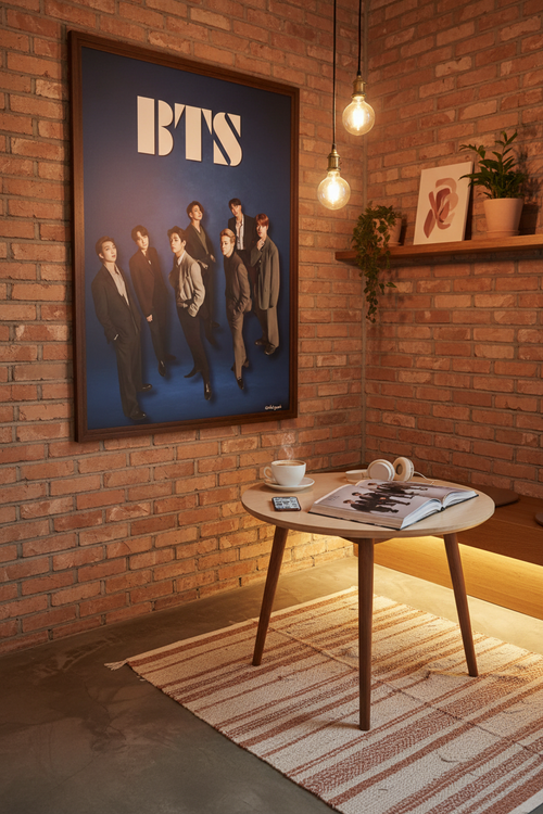 BTS Poster - Seoul Café