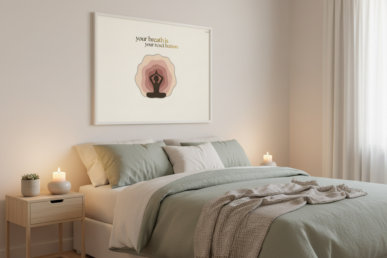 Cozy Bedroom – Horizontal Frame