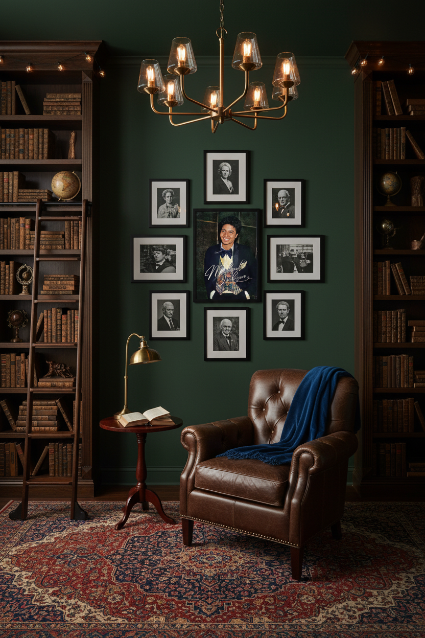 Dark Academia Black Frame