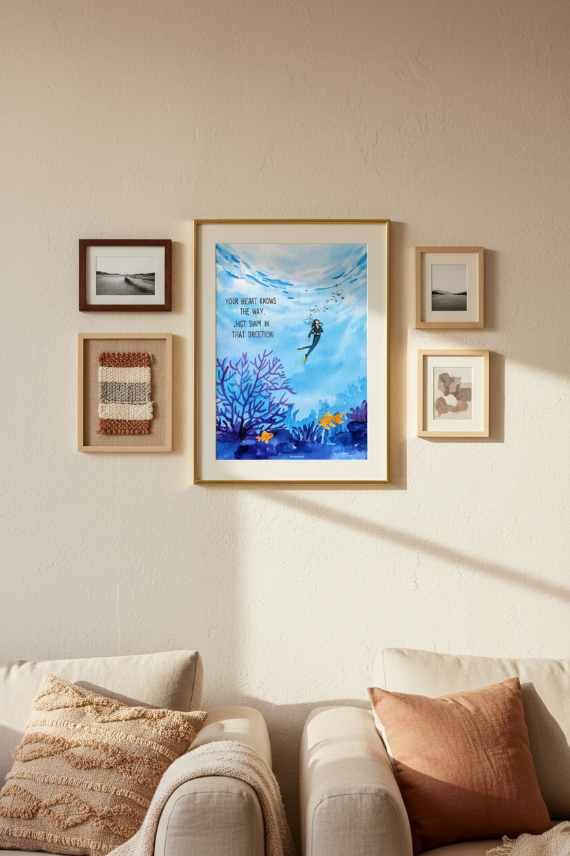 Earthy Luxe Gallery Wall