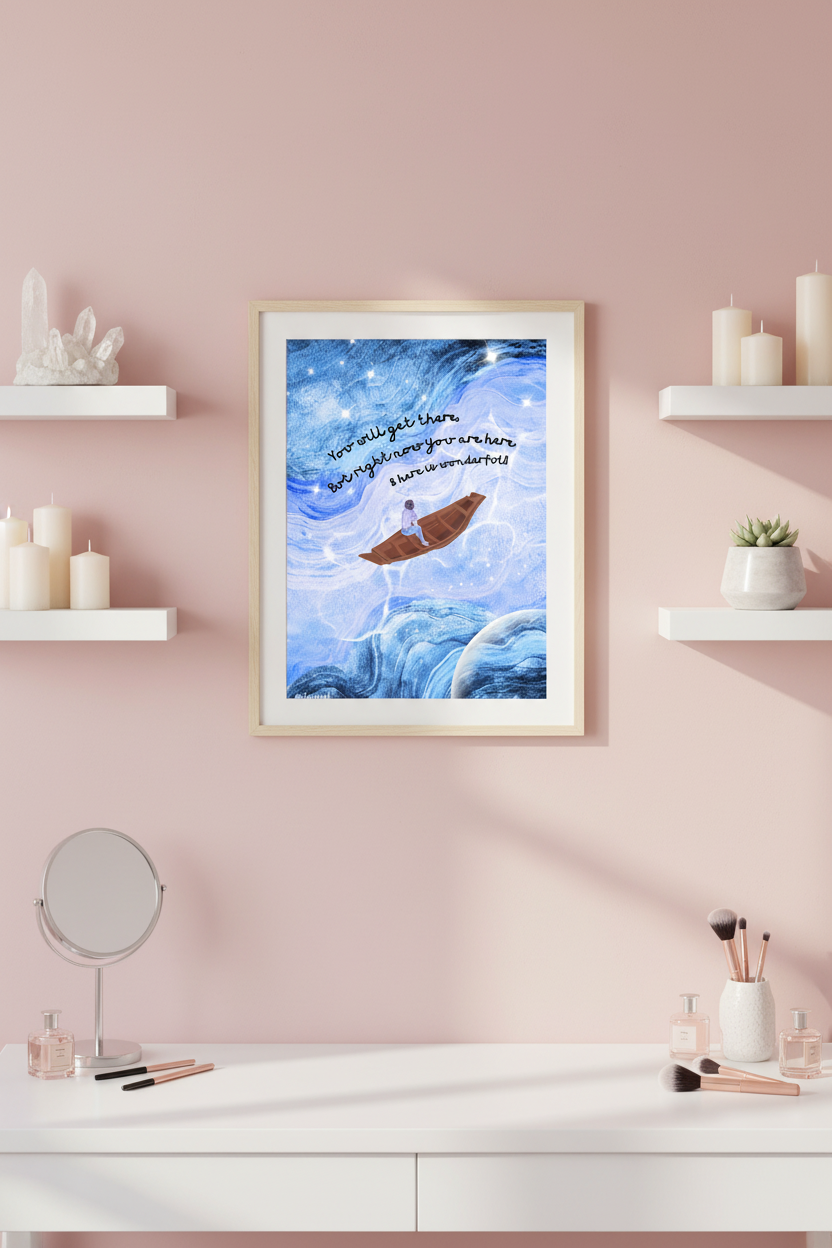Feminine Workspace Backdrop