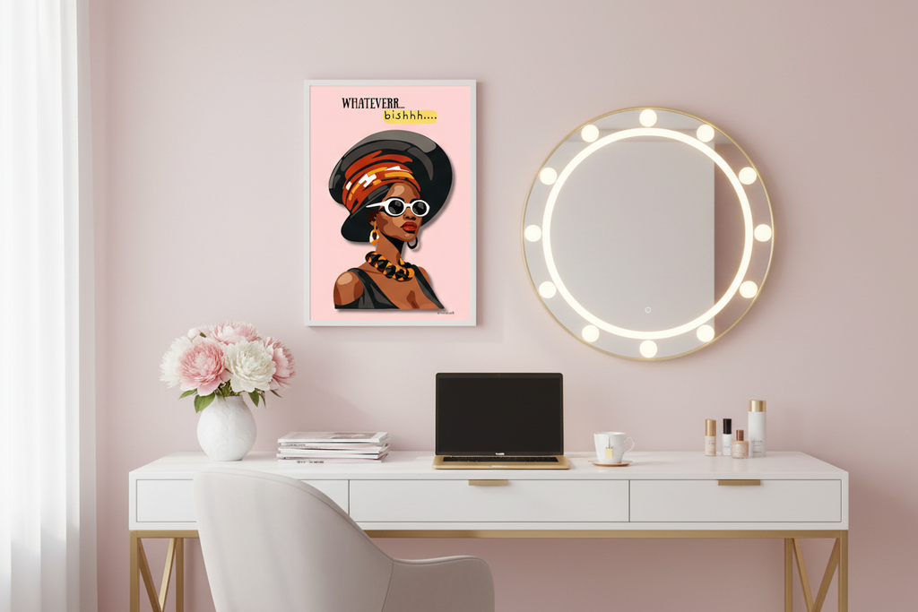 Feminine Workspace Mockup