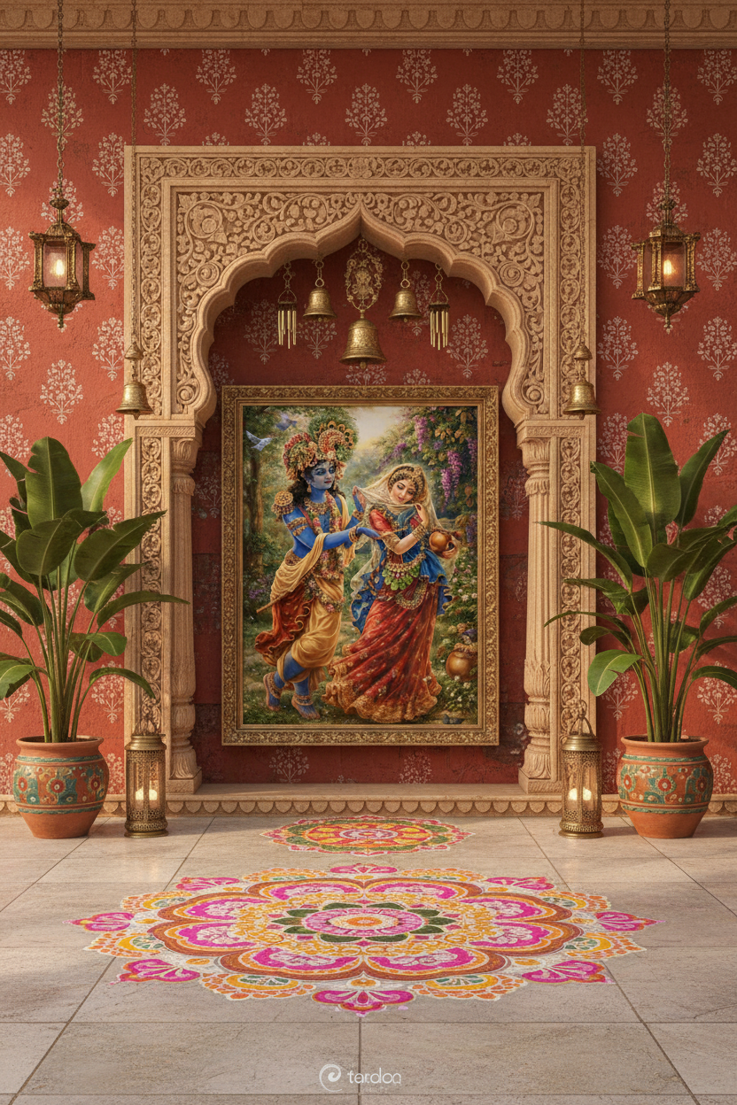 Haveli Entryway Backdrop