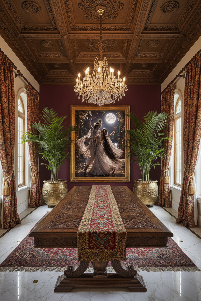 Indian Dining Room Backdrop