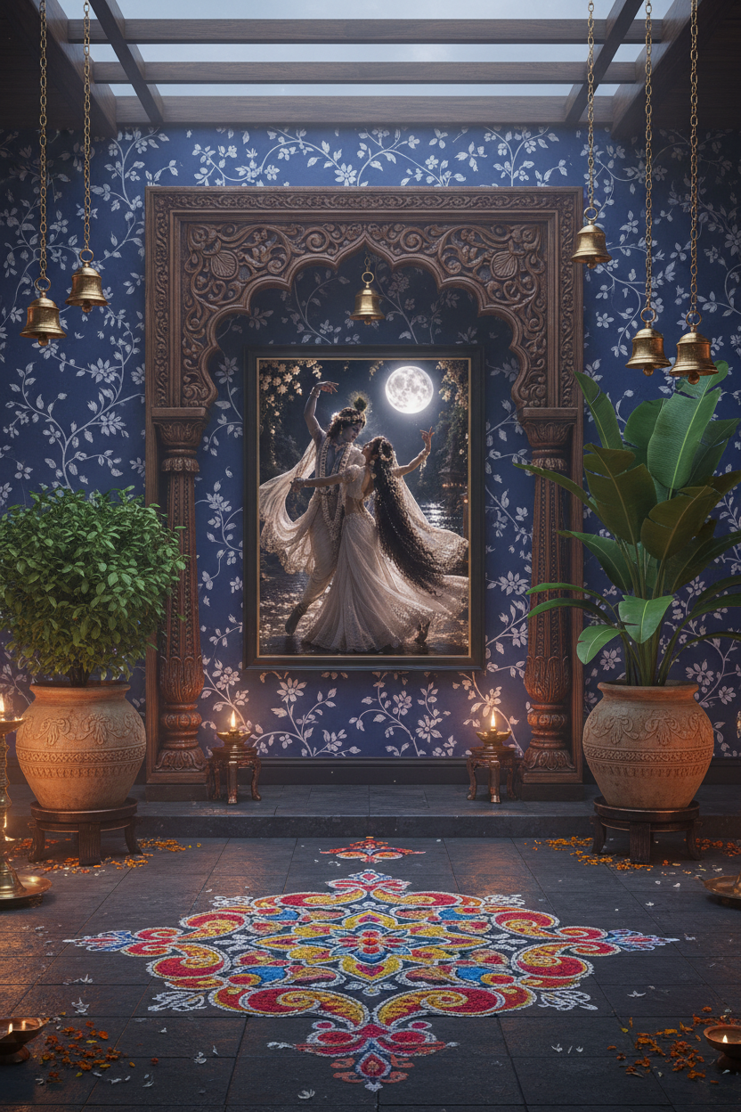 Indian Foyer Backdrop