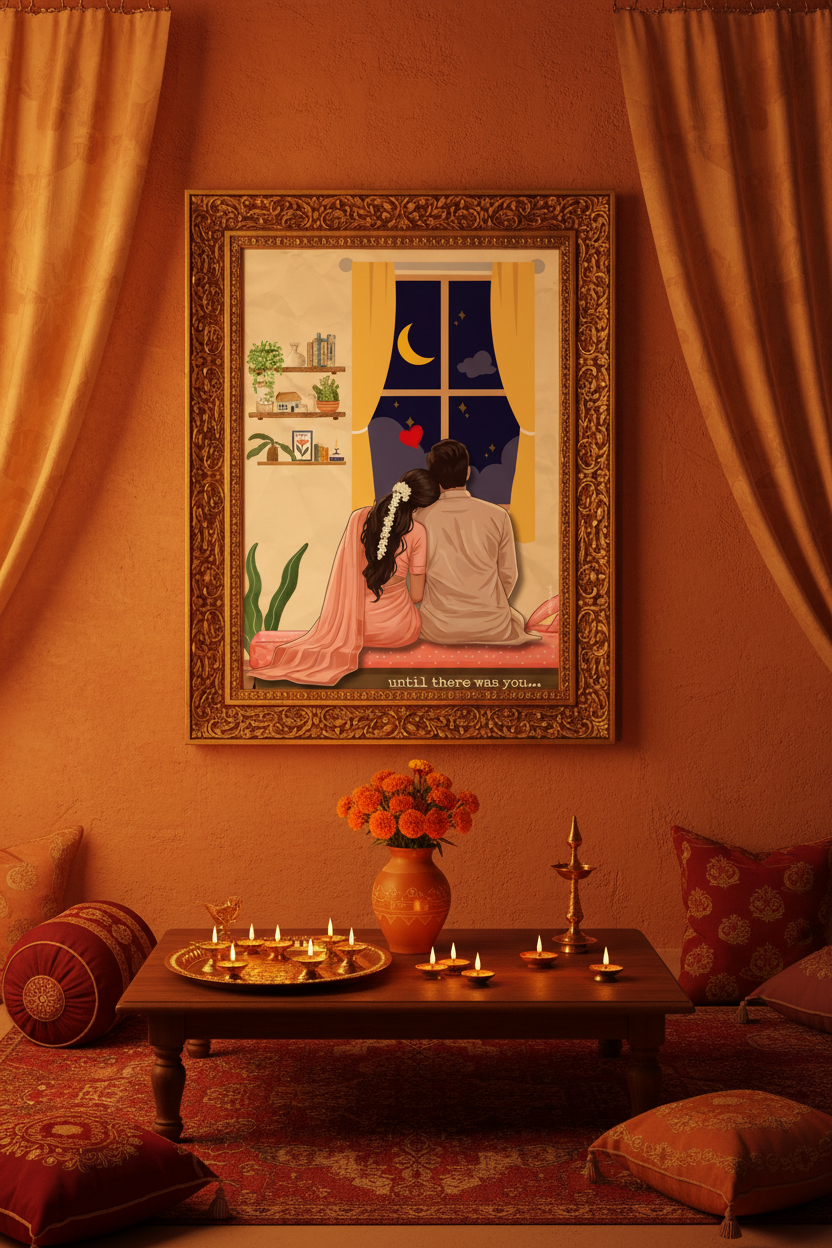 Indian Interior Backdrop