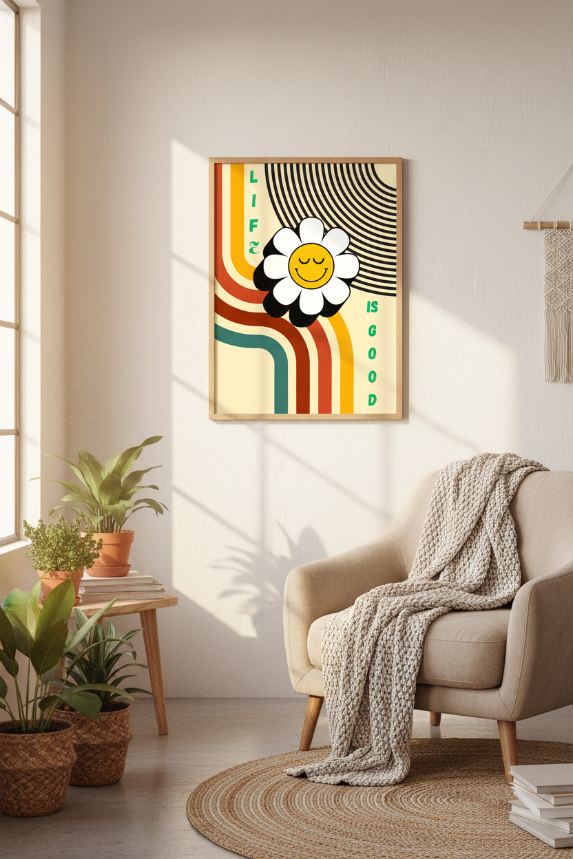 Minimalist White Wall Mockup