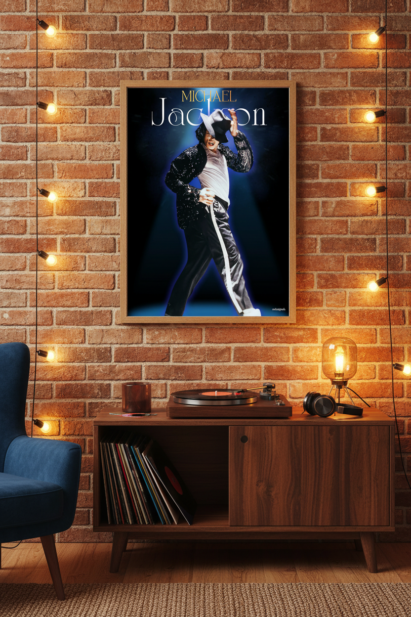 MJ Wood Frame Brick Wall