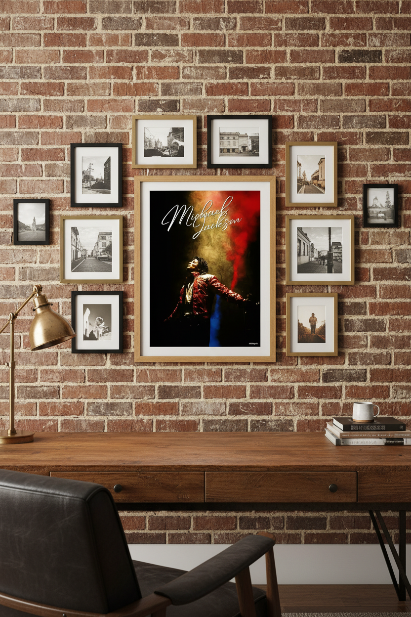 Oak Frame Office Backdrop