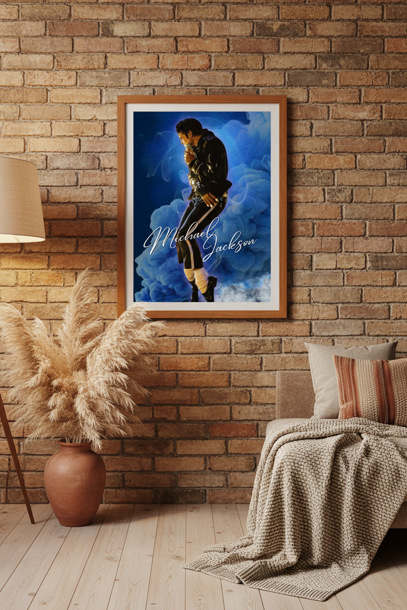 Rustic Brick Wall - Wood Frame