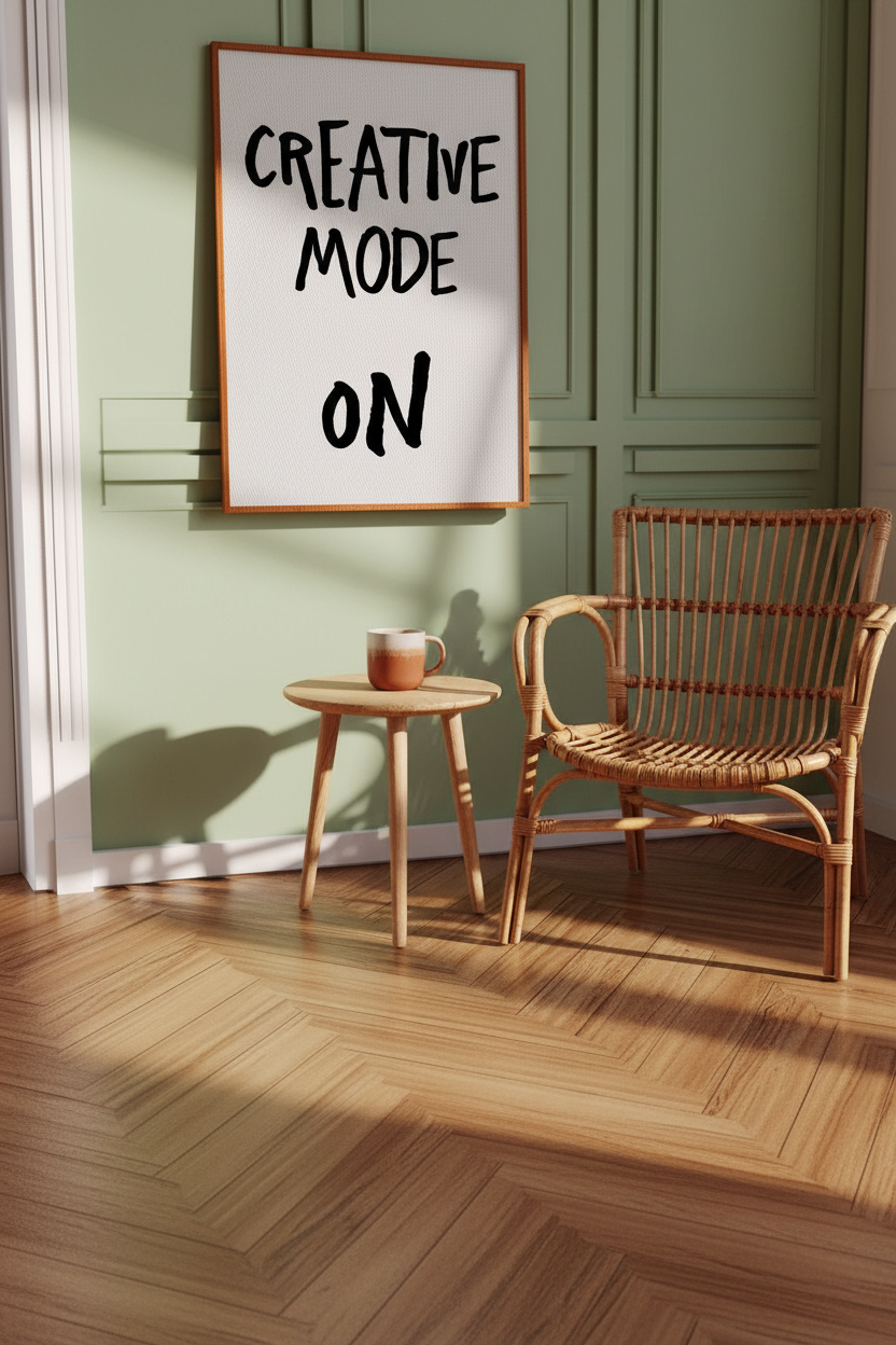 Sage Green Wall