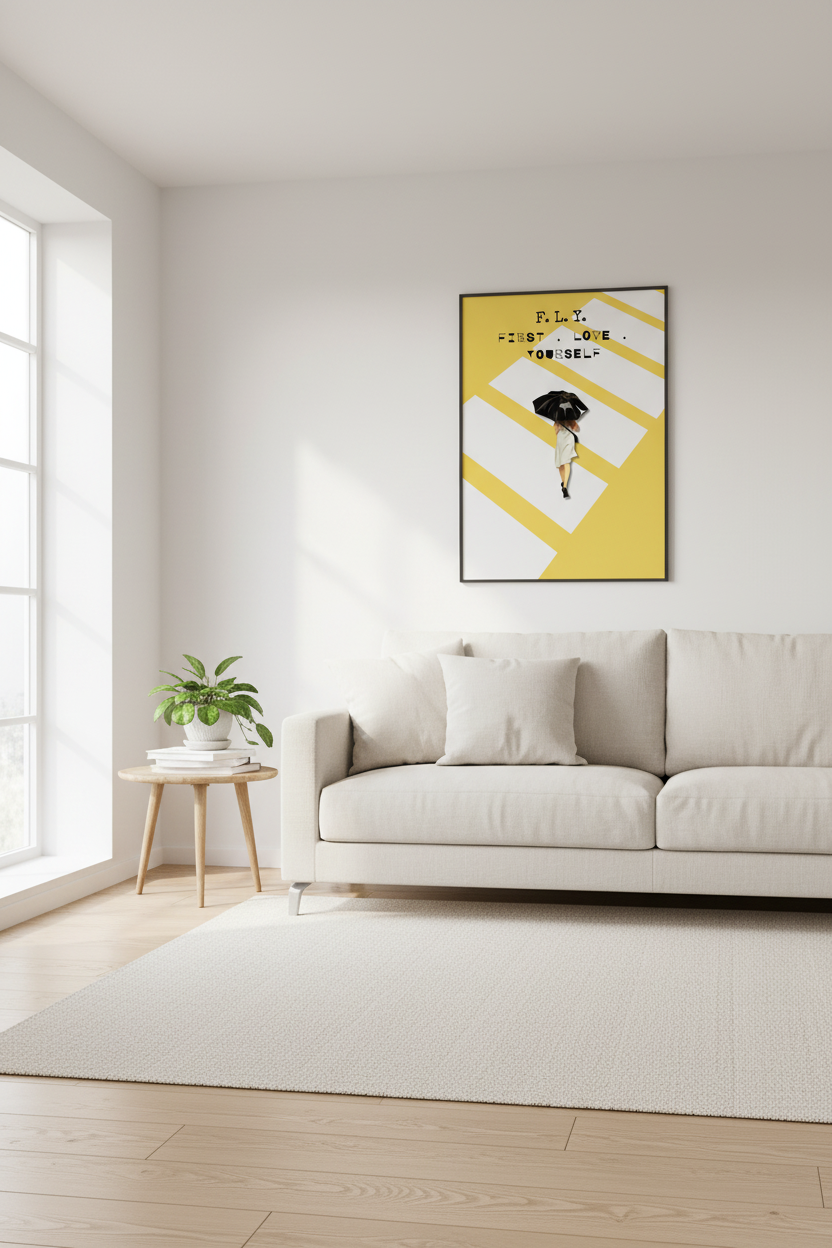 Scandinavian Living Room Backdrop