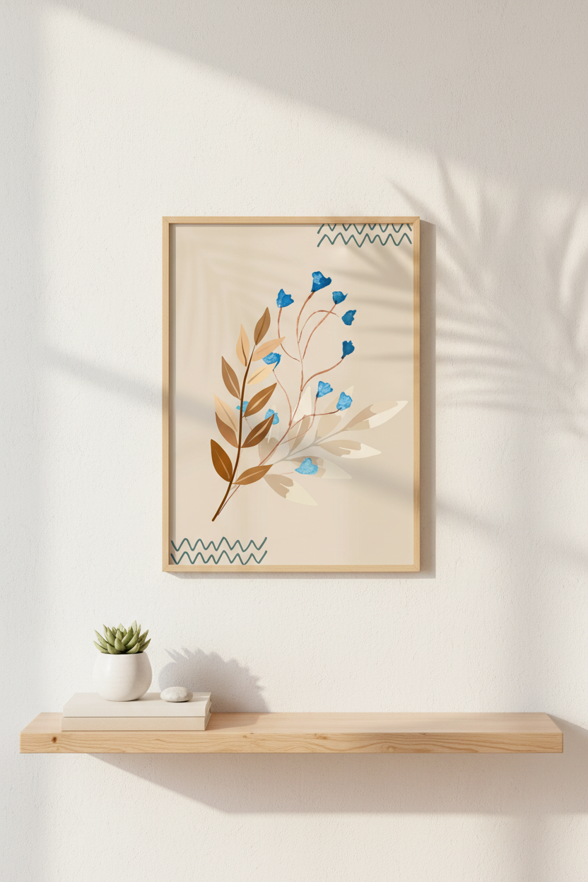 Scandinavian wall display