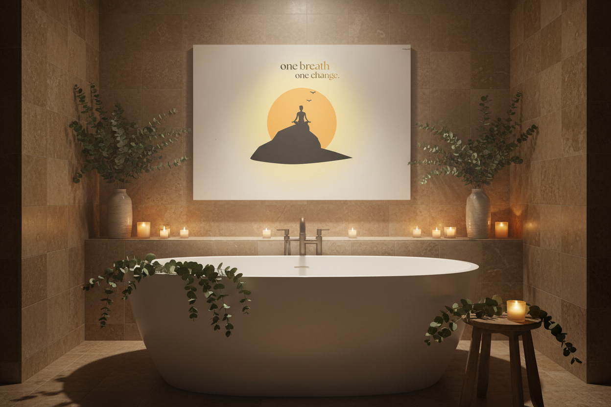 Spa Bathroom Backdrop