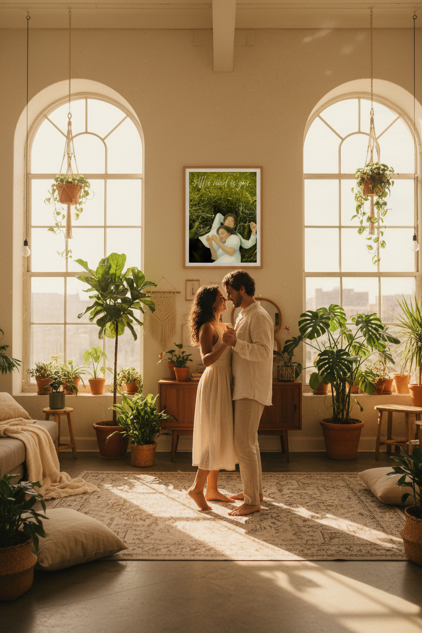 Sunlit Studio Backdrop