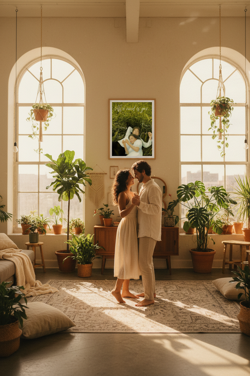 Sunlit Studio Backdrop