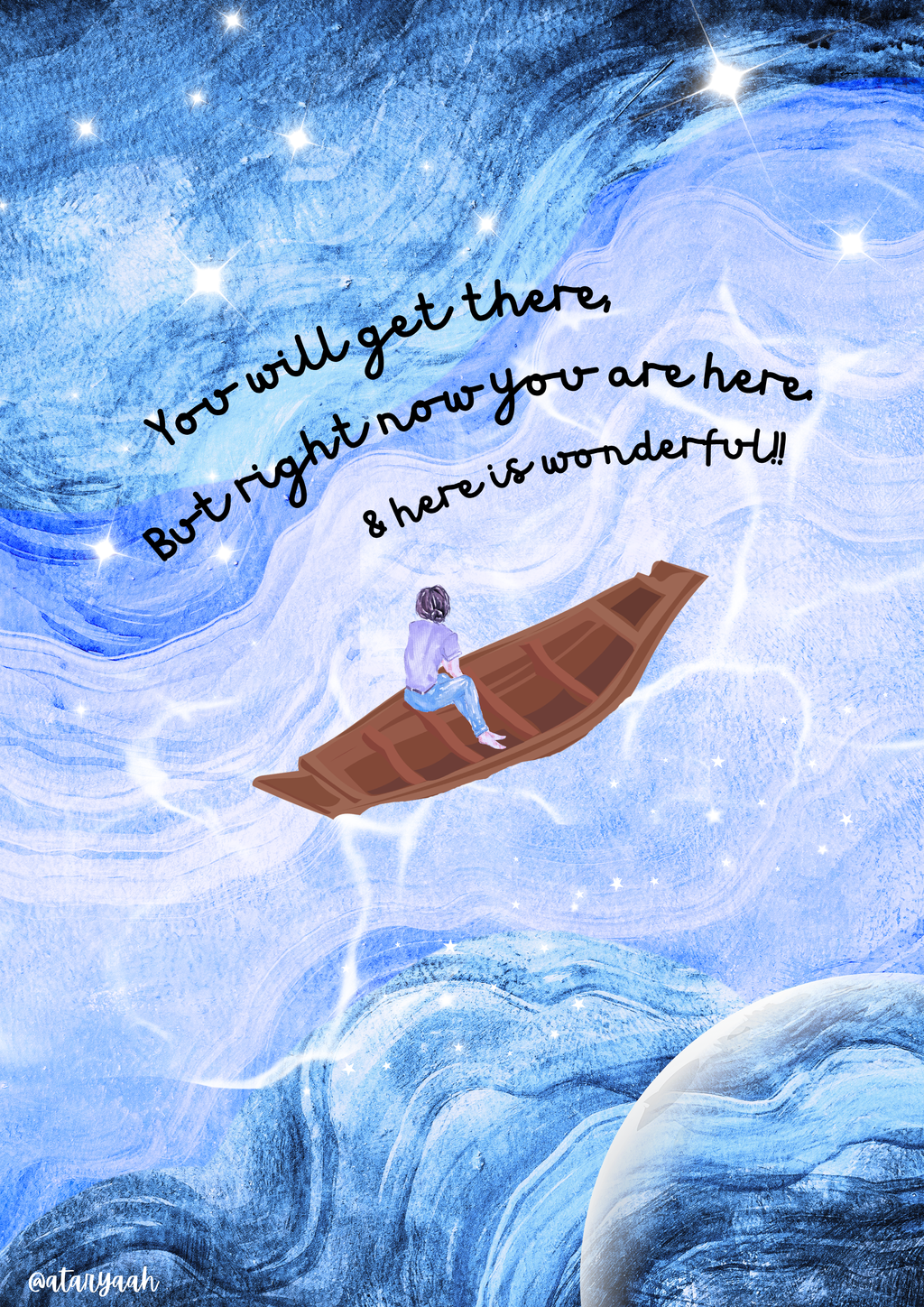 You Will Get There — Cosmic Wall Art Poster