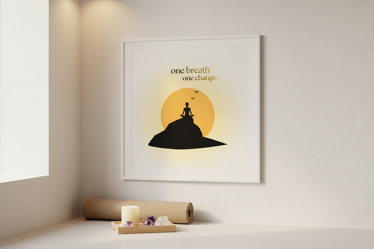 Zen Meditation Corner Backdrop